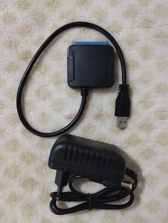 Leitor de HD 3.5" e 2.5" USB 3.0 com Fonte *Entrego Aceito Cartão - Foto 6