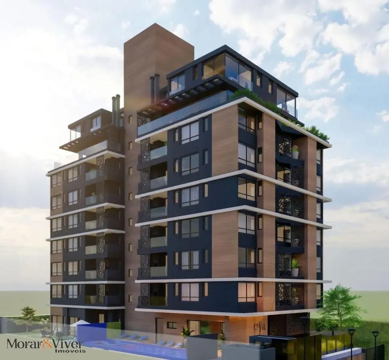 Apartamento para Venda em Curitiba, Mercês, 3 dormitórios, 3 suítes, 3 banheiros, 2 vagas