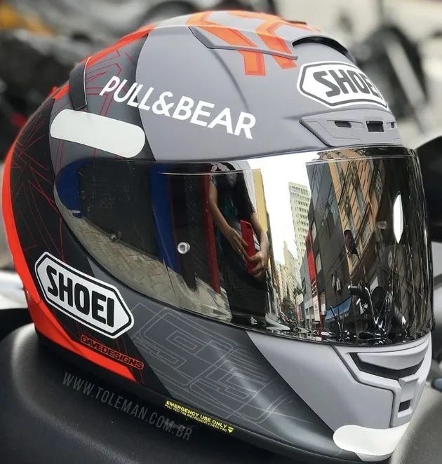 Voseira CWR-1 Original Capacete Shoei NXR/X-Spirit 3 Nova Silver Iridium