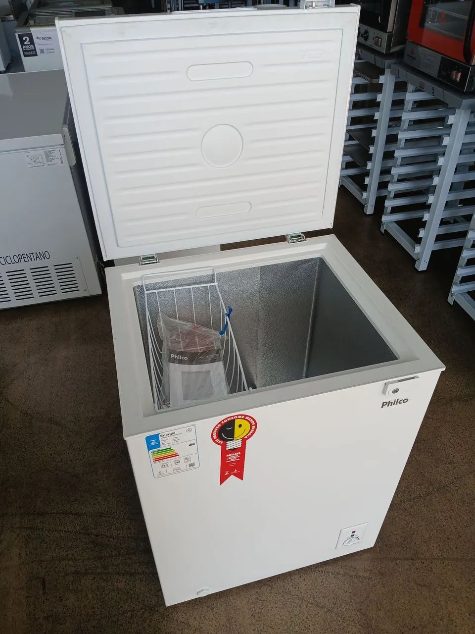 Freezer Horizontal Philco 1 Porta 140L Dupla Ação  - Foto 2