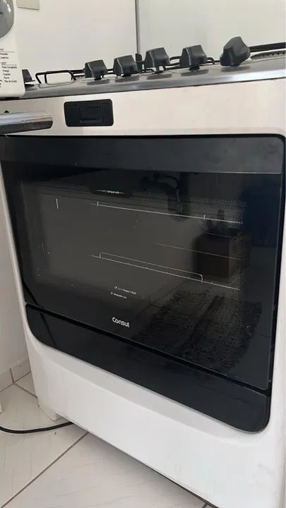Fogão Consul 5 Bocas - Semi Novo (Troco por fogão 4 bocas) - Foto 4