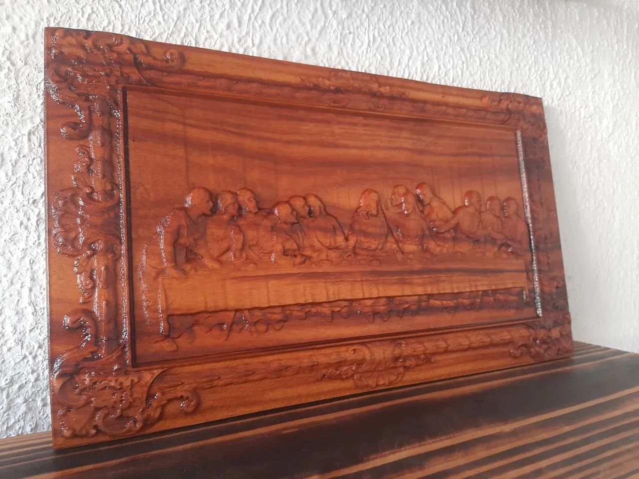 Quadro em Madeira - A Última Ceia - Foto 2