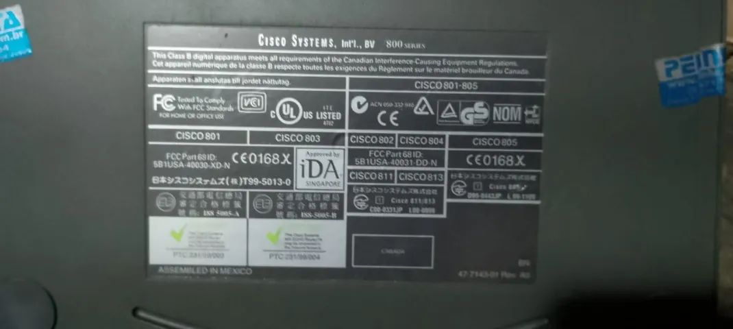 Roteador Cisco 805 Ethernet Serial Cisco 801-805 Funcionando - Foto 5