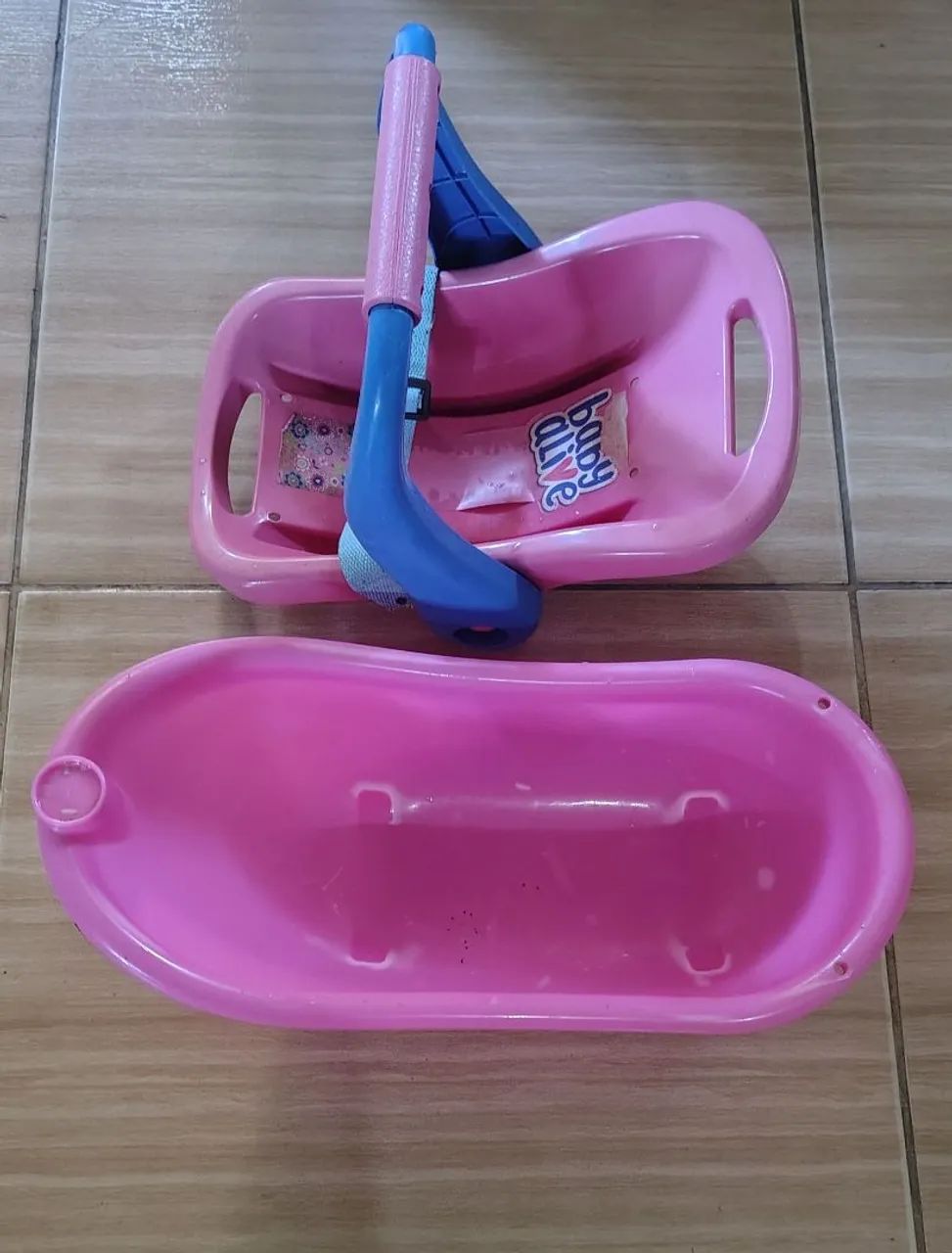 Bebê conforto e banheira  - Foto 3