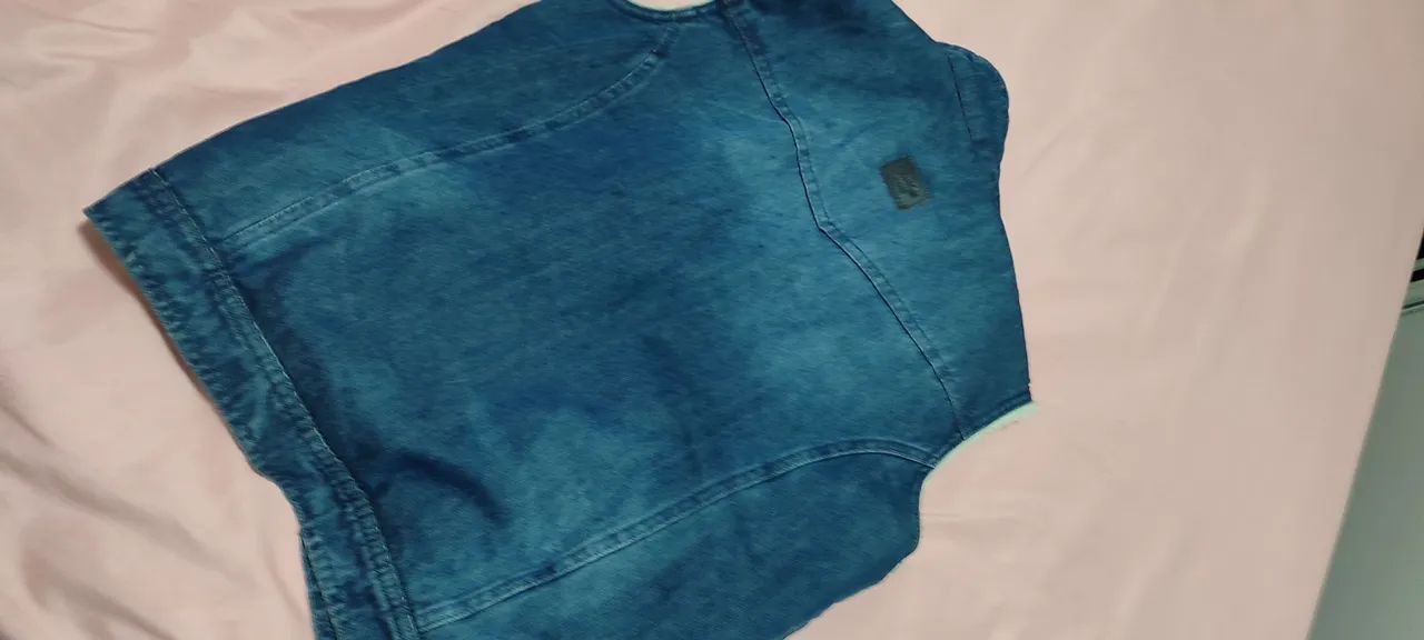 Jaqueta  Jeans Calvin Klein com Forro Pelúcia - Foto 5