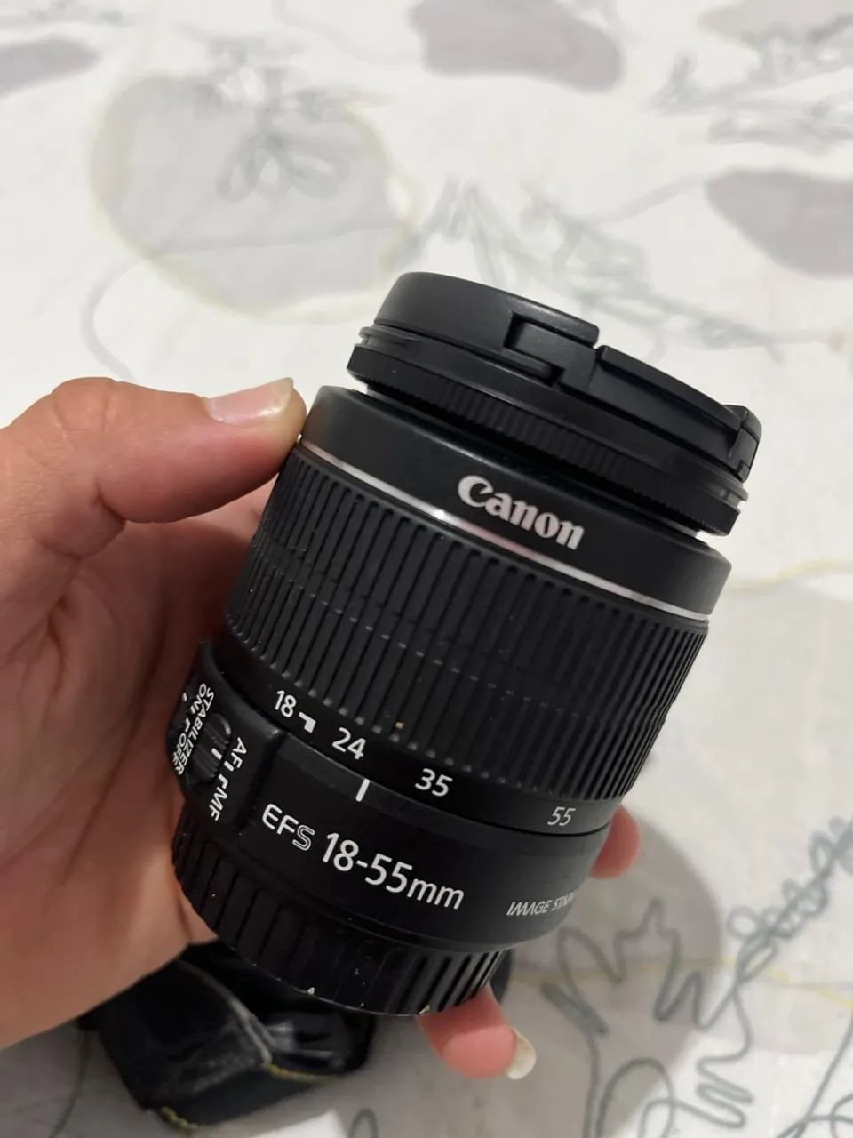 Câmera Canon EOS 7D com Lente 18-55mm + lente yongnou 50mm - Foto 3