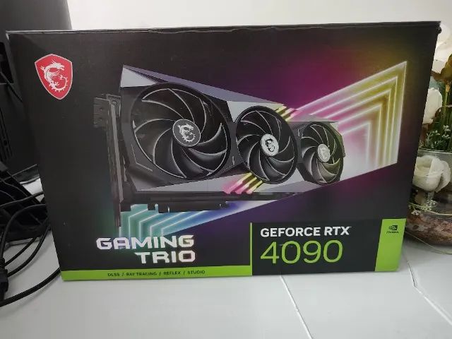 RTX 4090 GAMING TRIO MSI 24GB DDR6X - Novinha