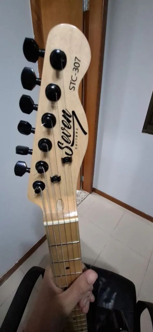 Guitarra Telecaster Seven com Malagoli - Foto 5