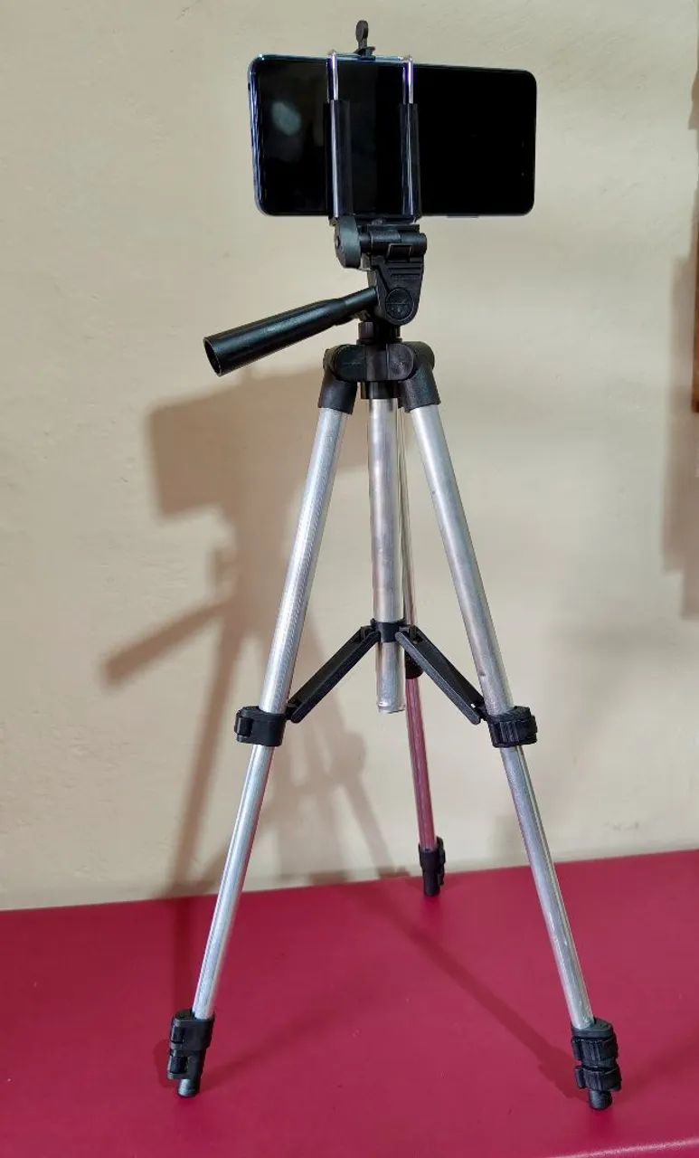 TRIPÉ 1,02m com Nível para Celulares e Câmera profissional  - Foto 6