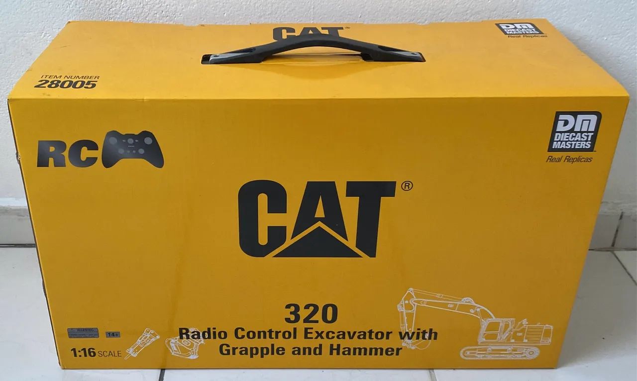 Miniatura retroescavadeira 