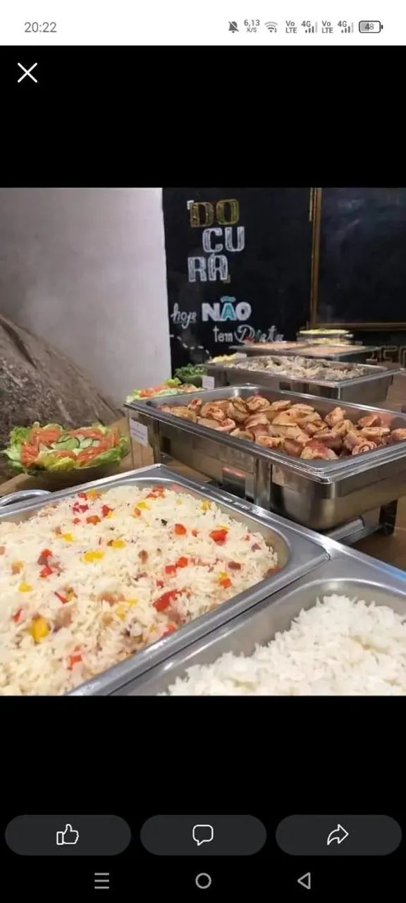 Buffet tradicional promocional 