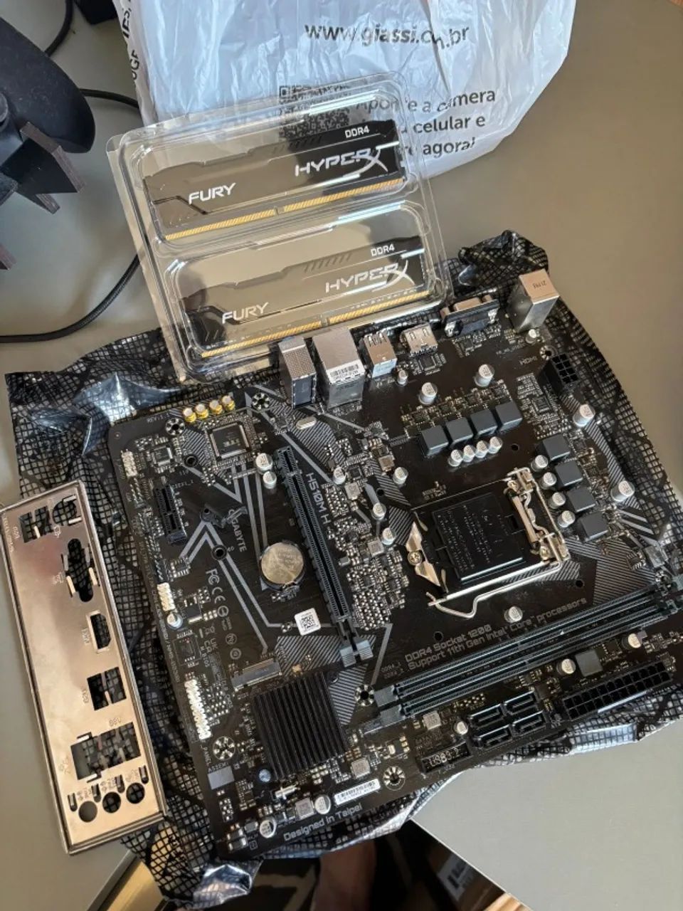 Placa Mãe, Memória e Fonte