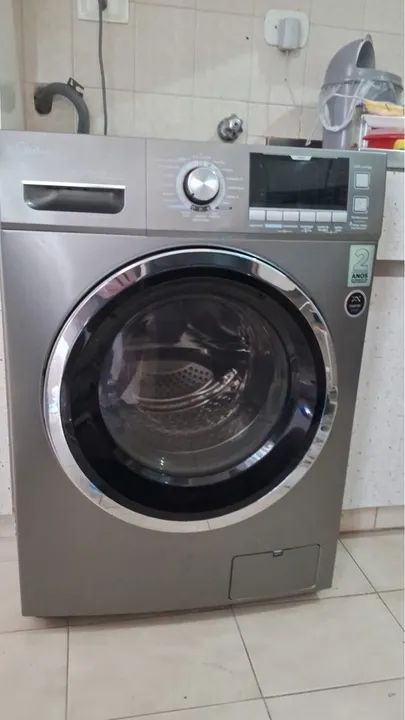 Lava e Seca Midea 12kg Inox - Impecável!!! - Foto 5