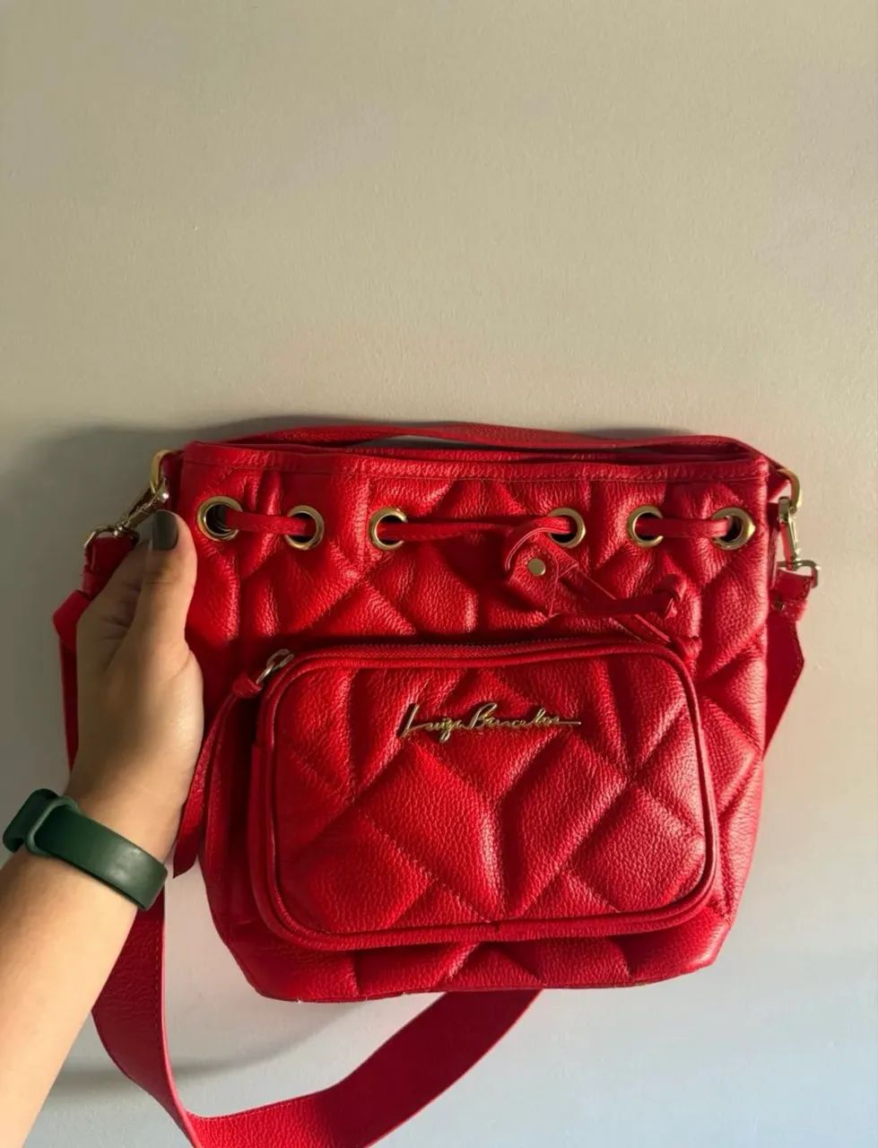 Bolsa Luiza Barcelos Vermelha - Foto 2