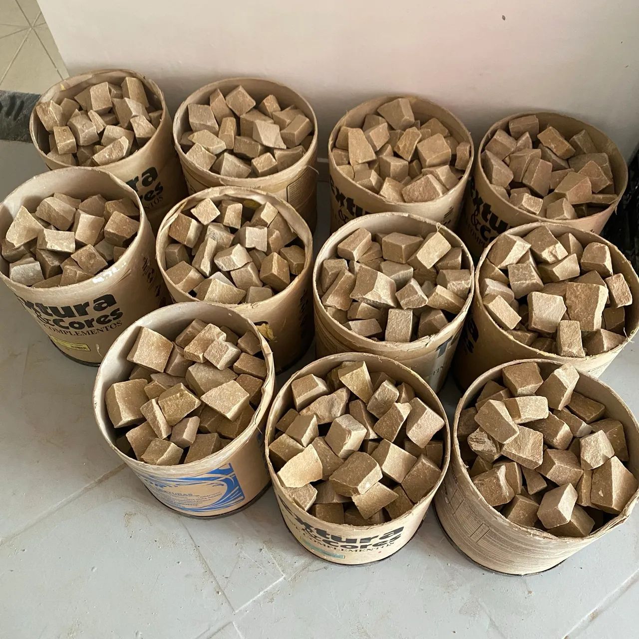 Pedra Portuguesa Amarela - Mosaico Português - 3,5metros - Foto 4