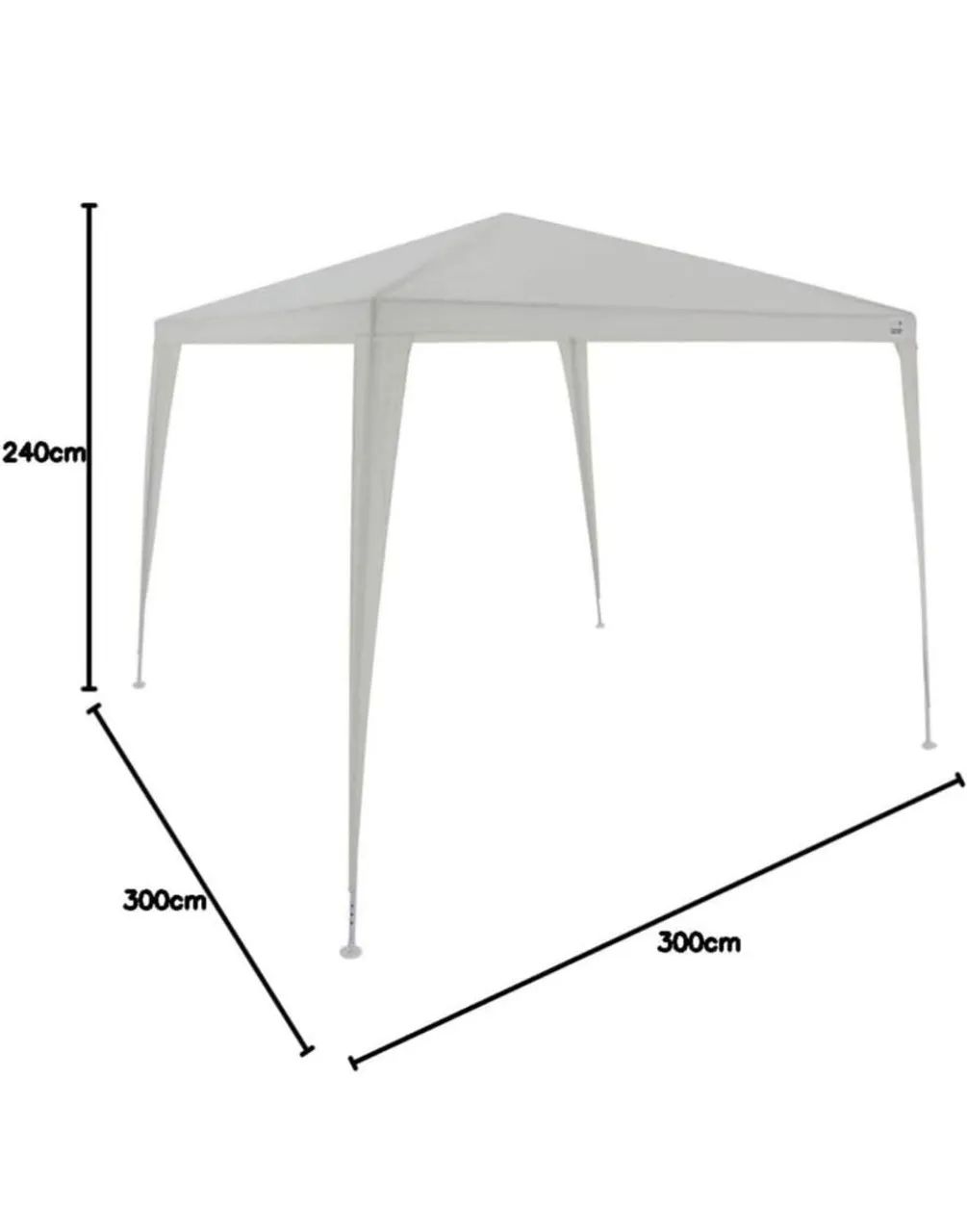 Gazebo para Camping 3x3m - Novo
