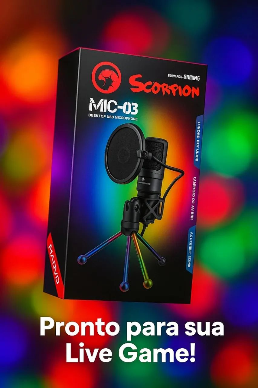 Microfone para descktop