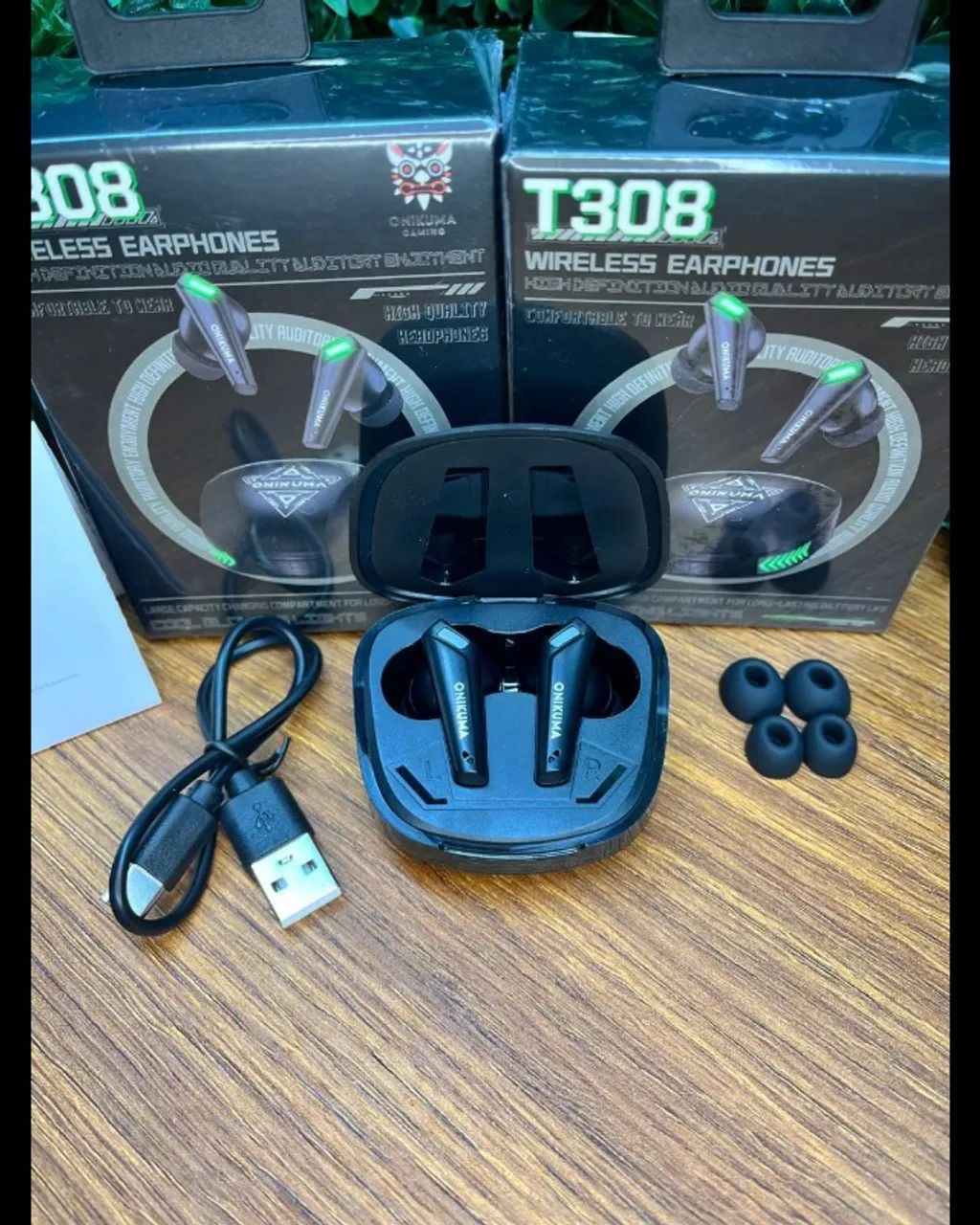 ONIKUMA T308: Fones de Ouvido TWS para Jogos - Som Imersivo e Controle por Toque - Foto 5