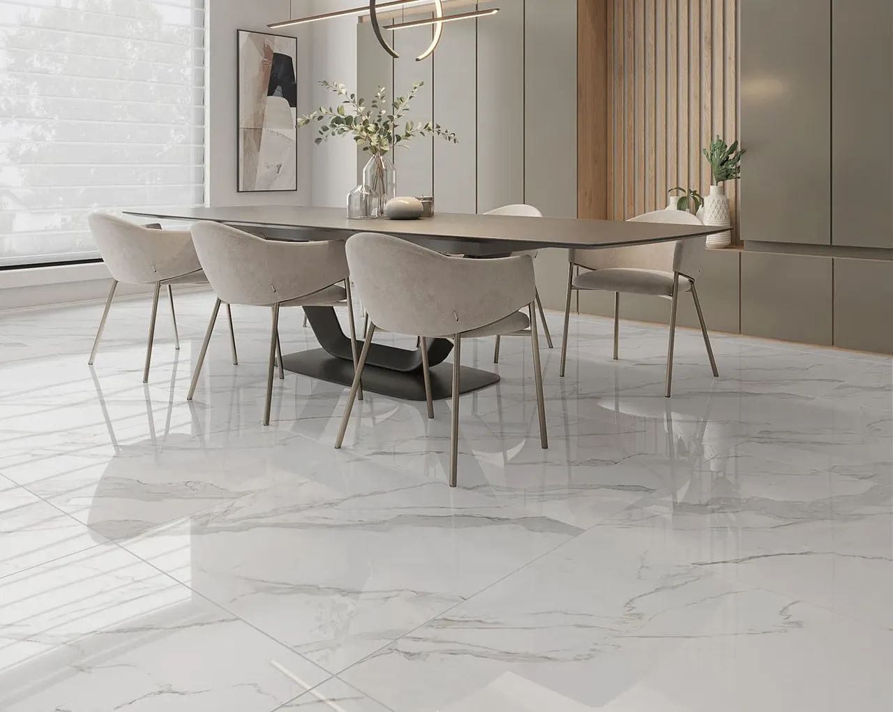 Piso semigress 81x81 polido retificado  - Foto 2