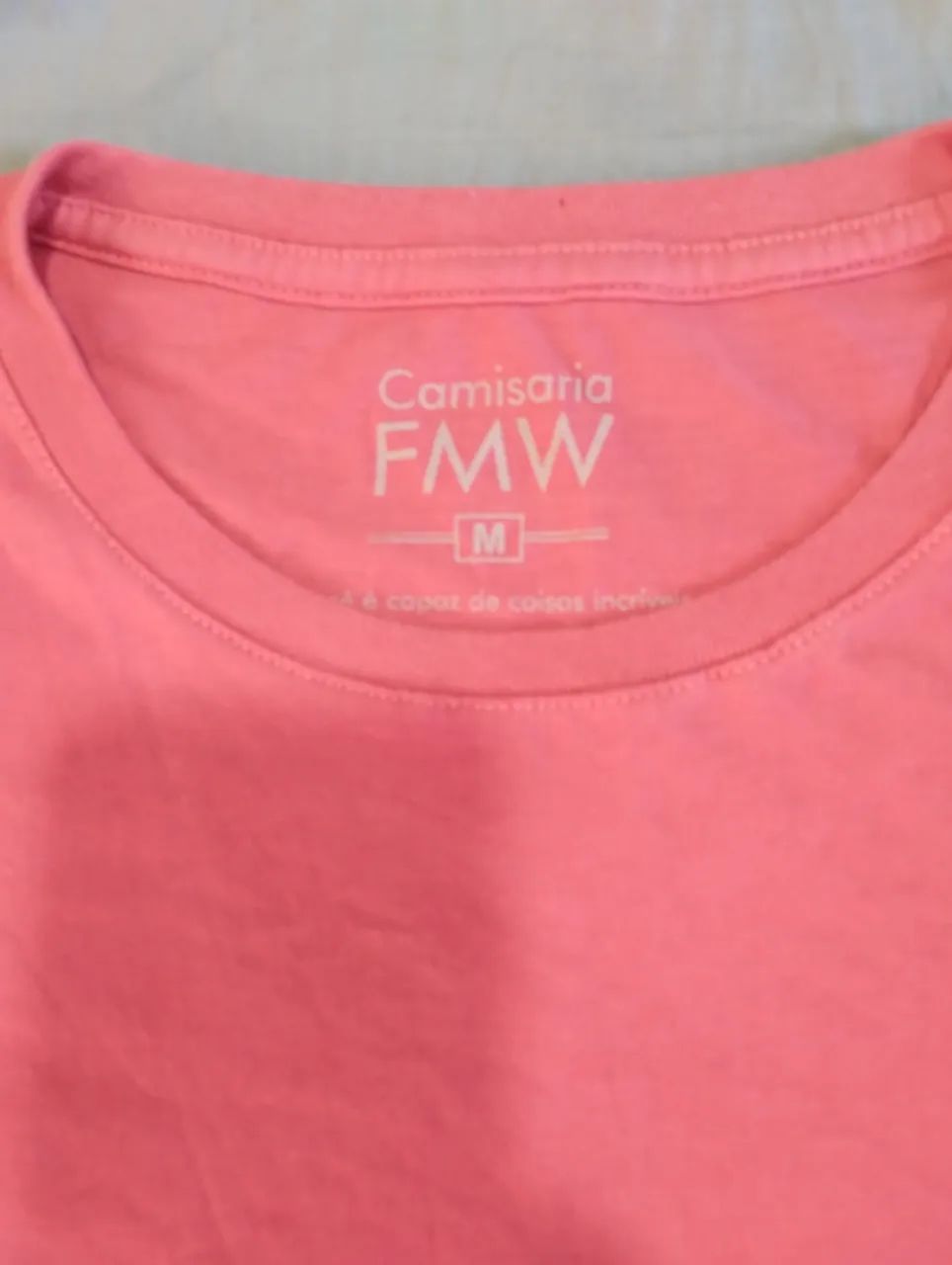 Camiseta Básica Vermelha  - Foto 3