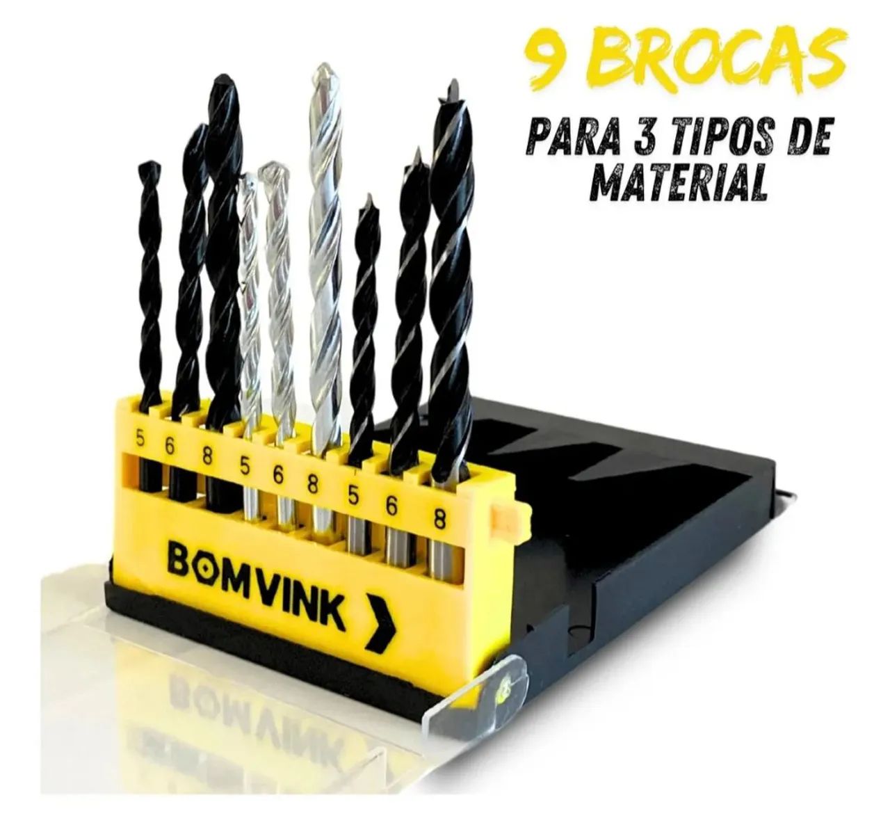Jogo de brocas 9 peças  - Foto 4