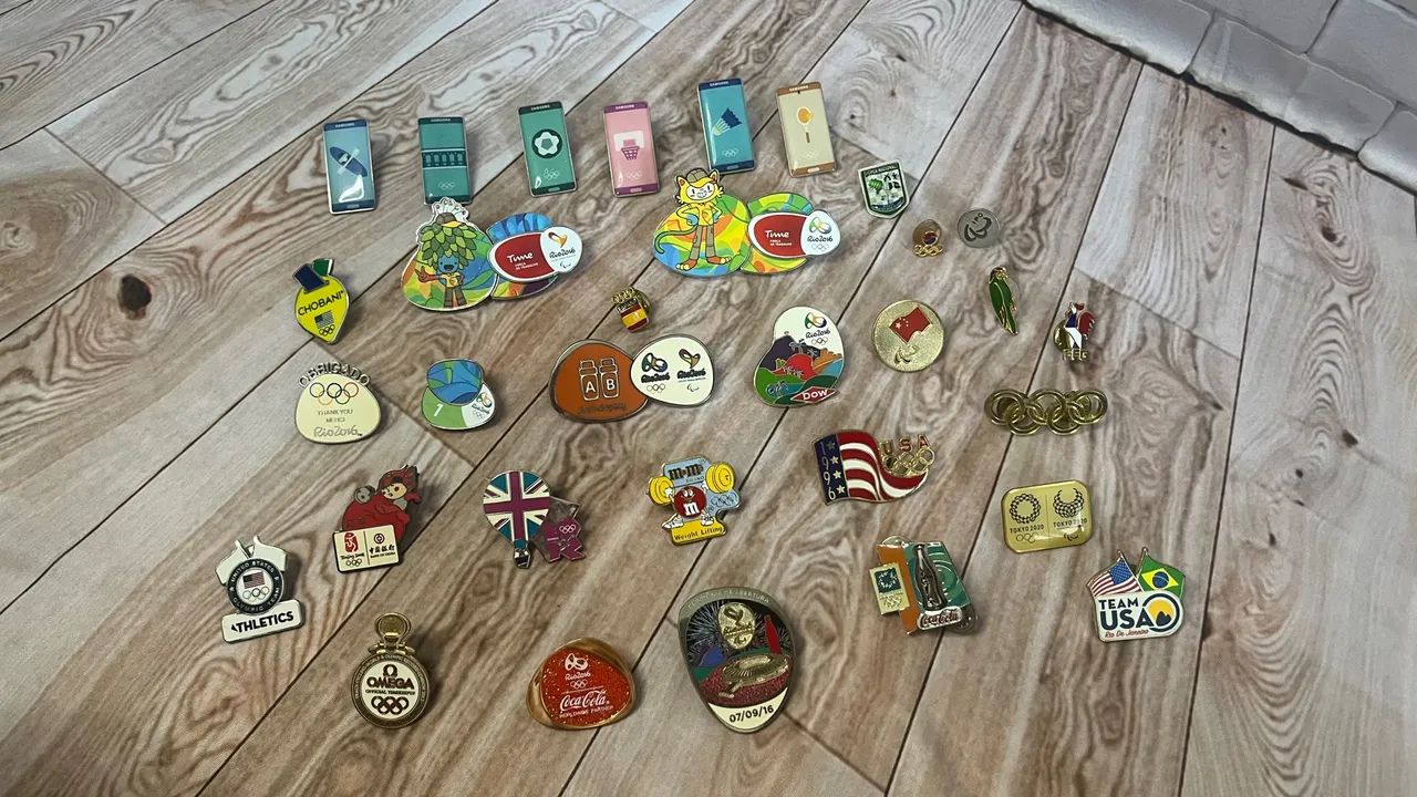 Coleção de Pins Olímpicos - Rio 2016