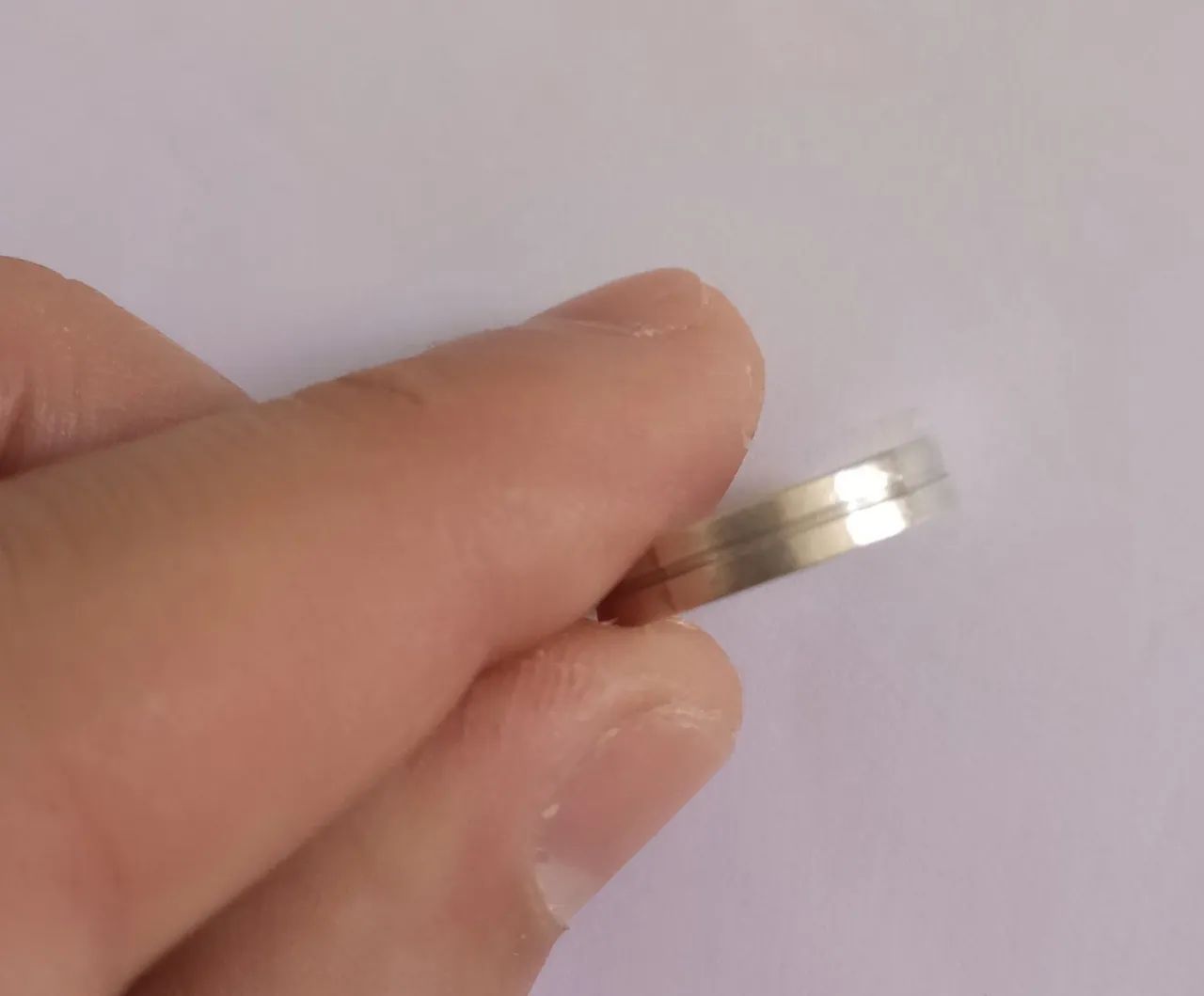 Aliança de prata - Foto 3