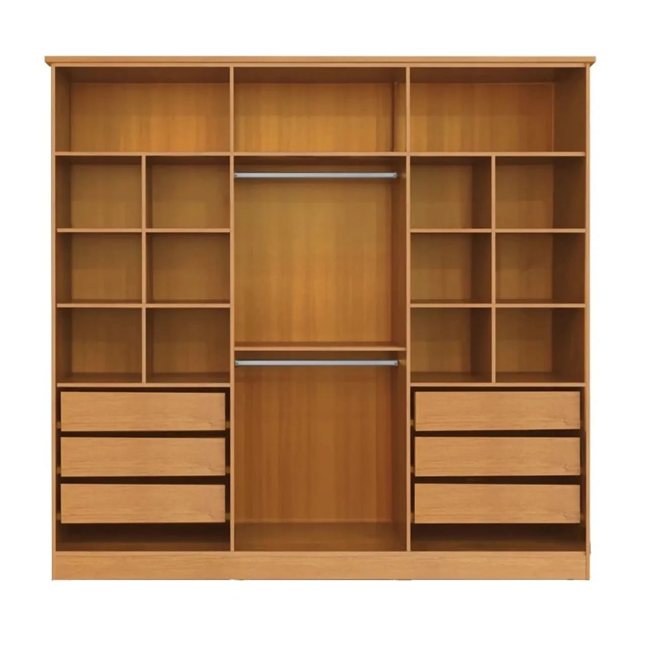 Guarda roupa 6 portas 100% MDF!! Rf77m - Foto 2