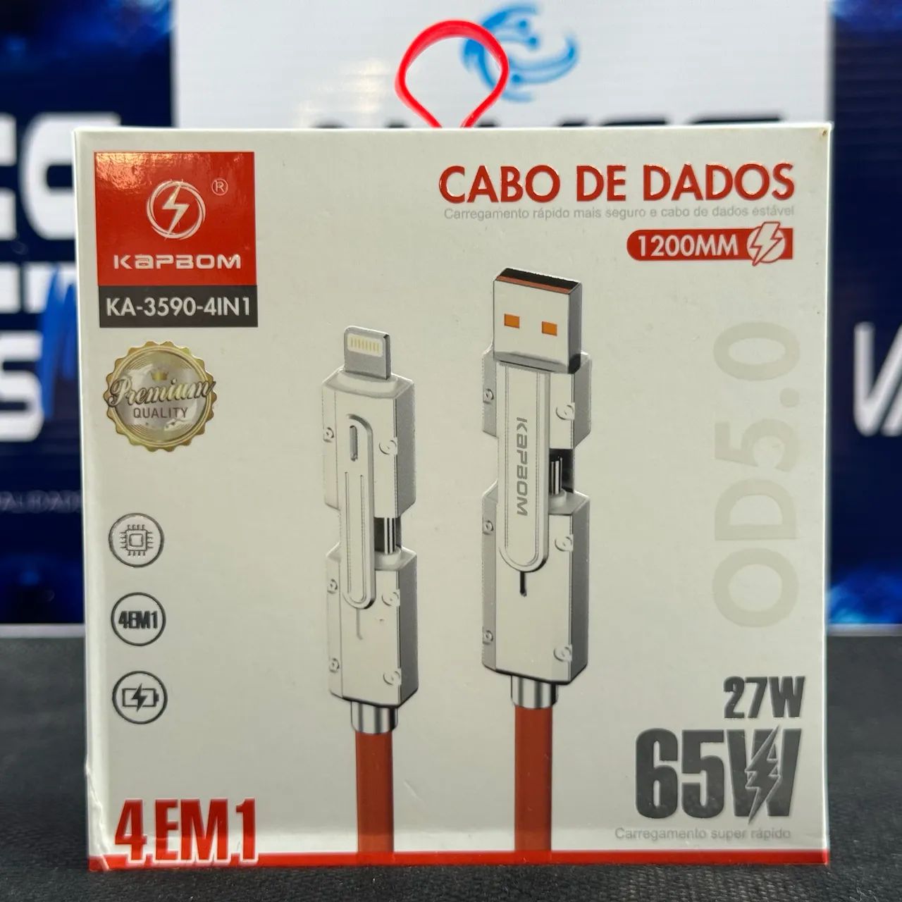 Cabo Turbo Carregamento Super Rápido  - Foto 3
