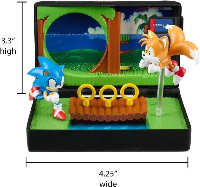 Retro SEGA Genesis: Diorama Playset - Mini Sonic & Tails - Hobbies e ...