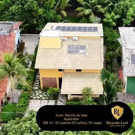 Vendo Casa em Condomínio de Luxo na Guabiraba, 300 m², 04 quartos (03 suítes)