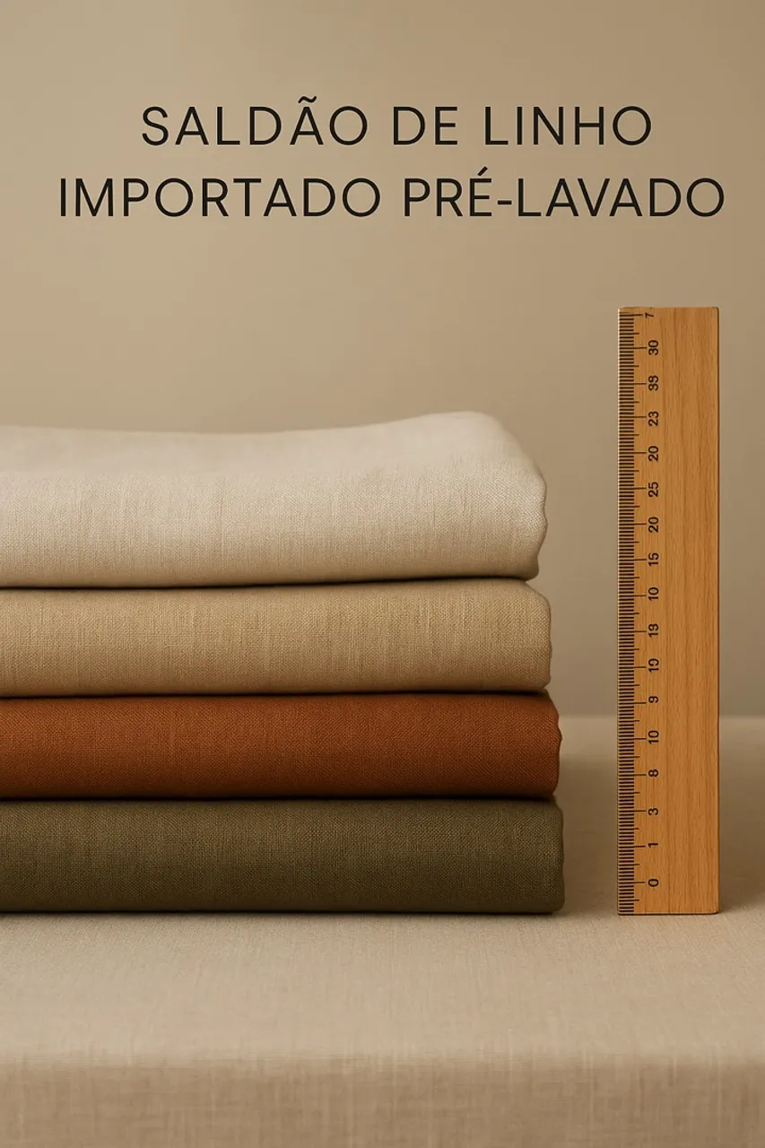 Linho Importado Pré-Lavado