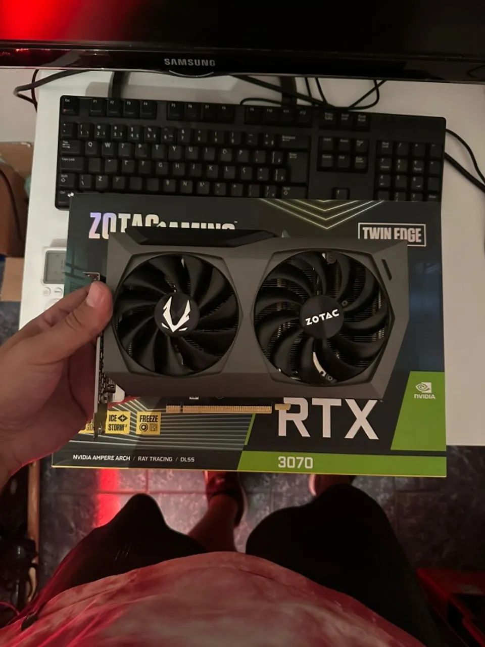 Placa de vídeo ZOTAC RTX 3070 8gb Peças de Hardware Vila