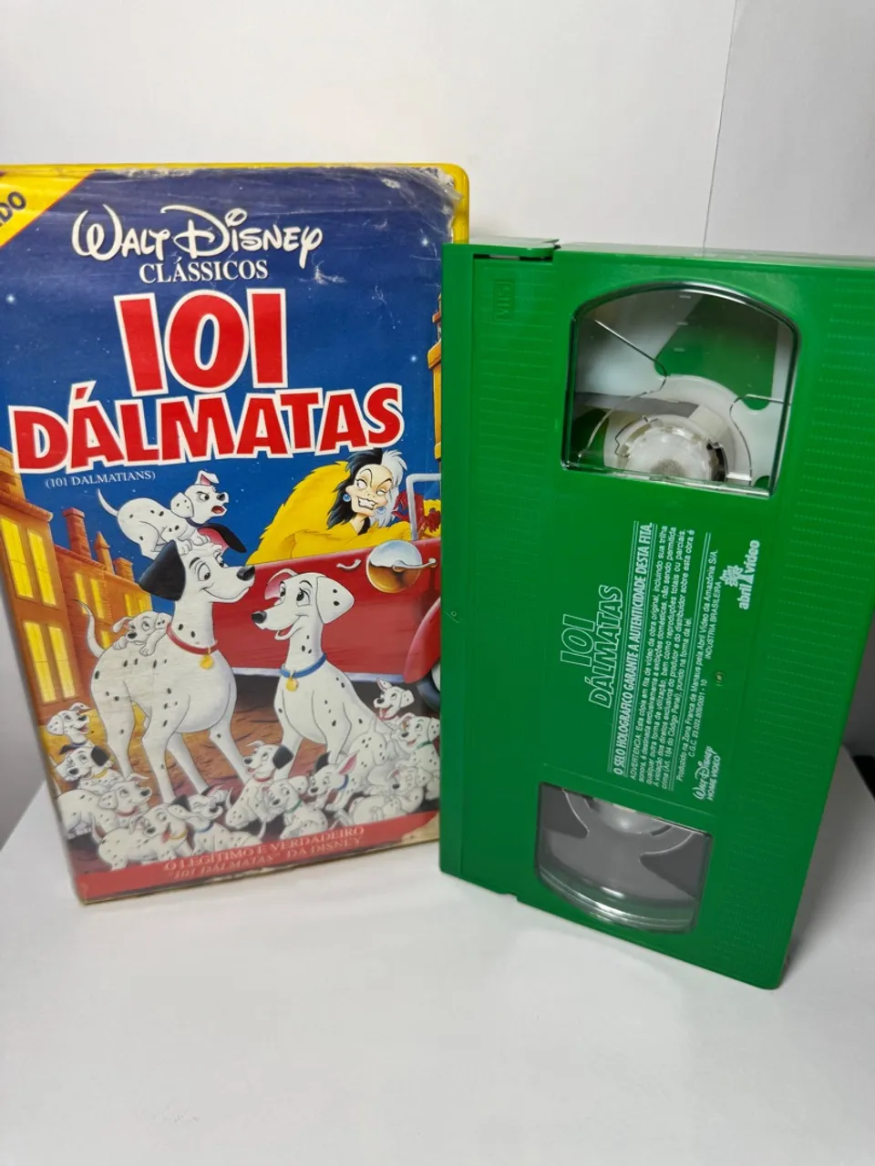 Fita VHS - 101 Dálmatas - Clássico Disney