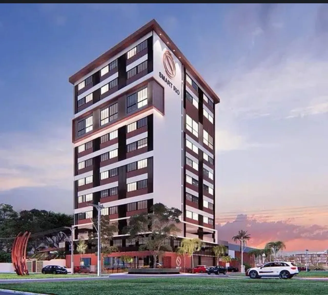 Smart Rio Residence 30,5 metros - 1 quarto (em frente ao Shopping RioMar)