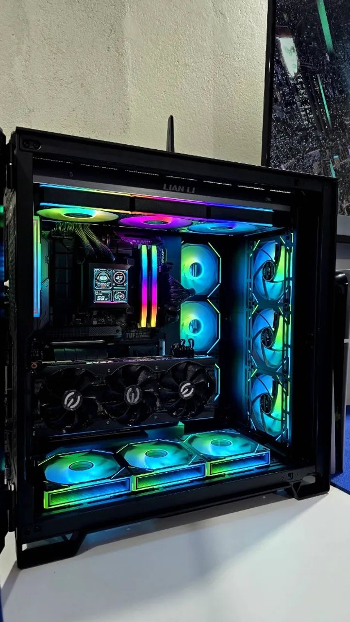 Pc Gamer i5-14600k, 32GB 6400MHz, Z790 Tuf, RTX3090, NVME 1TB 4.0, WC Tela IPS, Fonte 1000