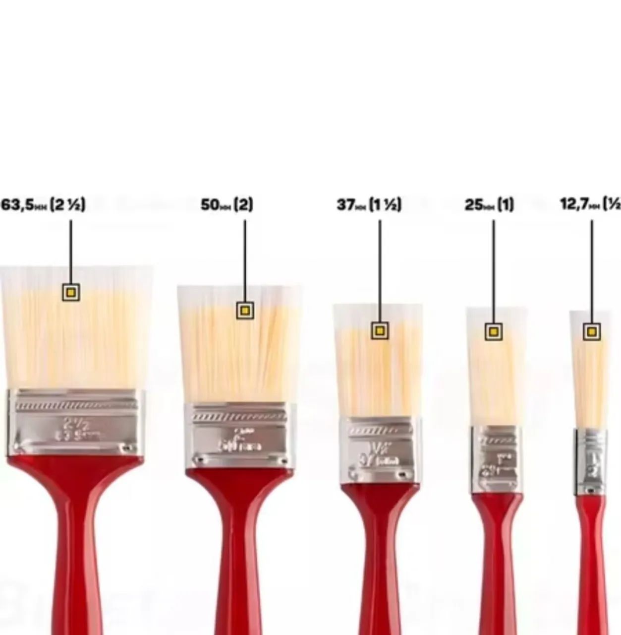 Jogo de pincéis kit pincel casa construção  - Foto 4