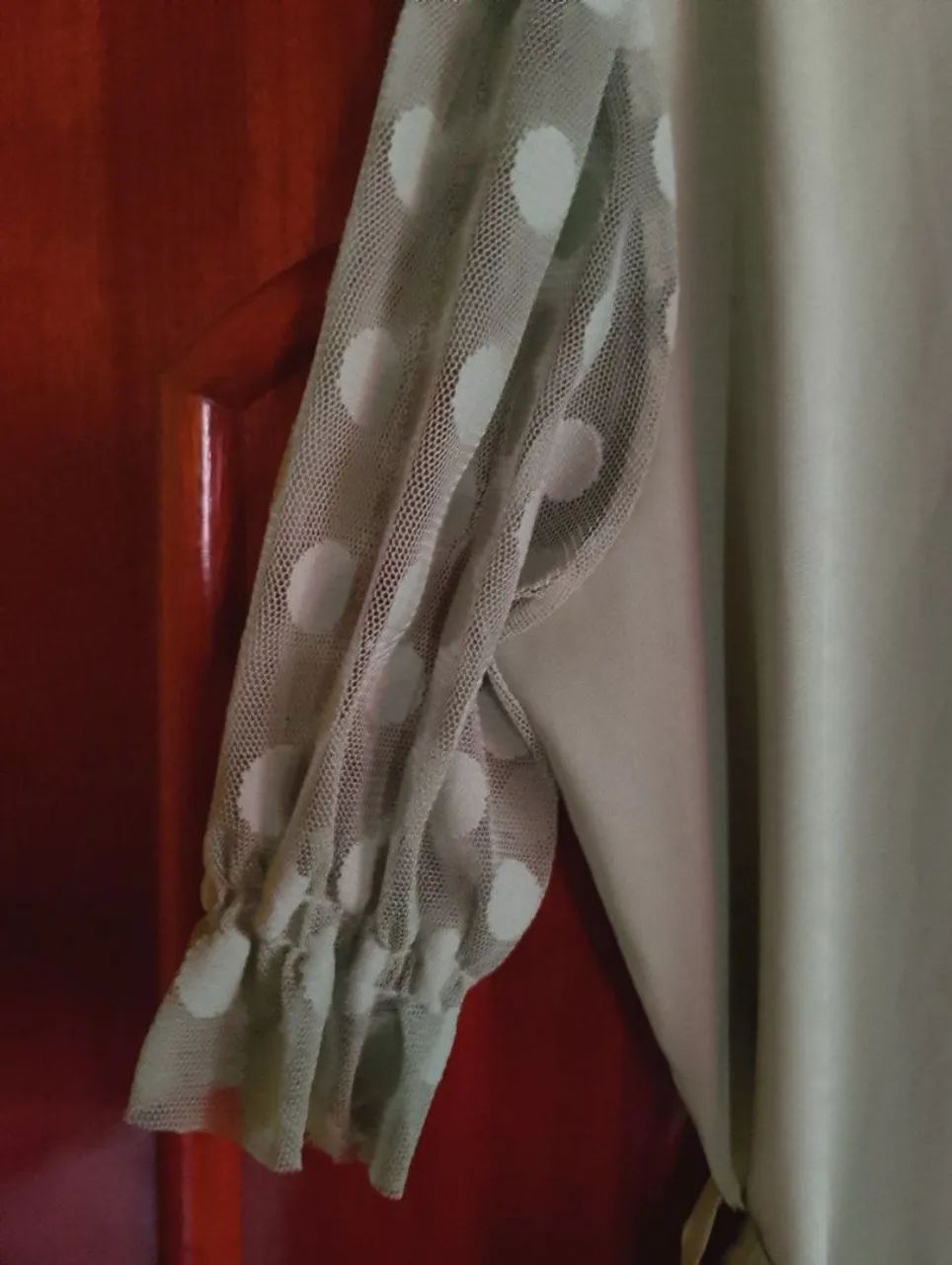 Vestido evangélico cor oliva - Foto 3