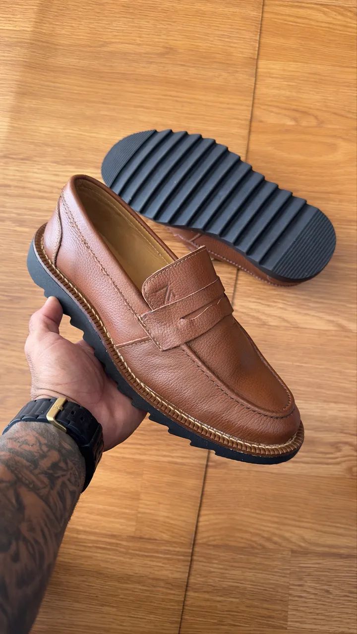 Sapato Mocassim de couro - Foto 3