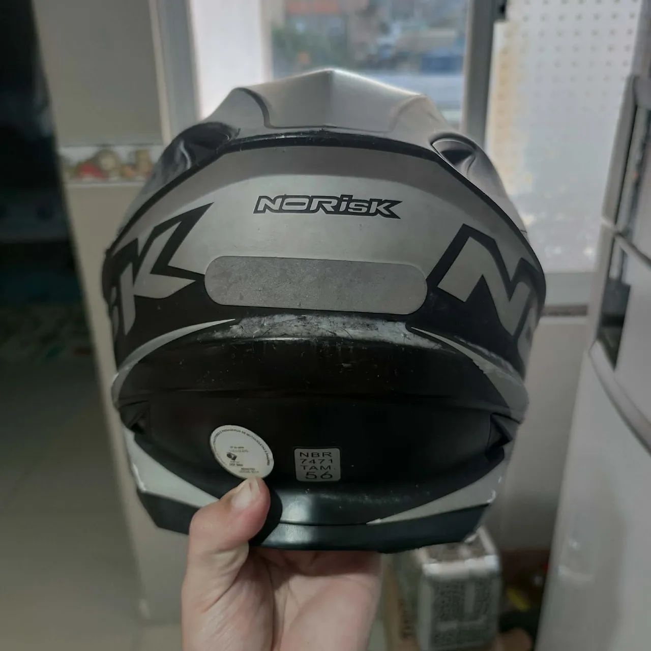 Capacete Norisk Soul Manty FF302 Usado - Foto 4