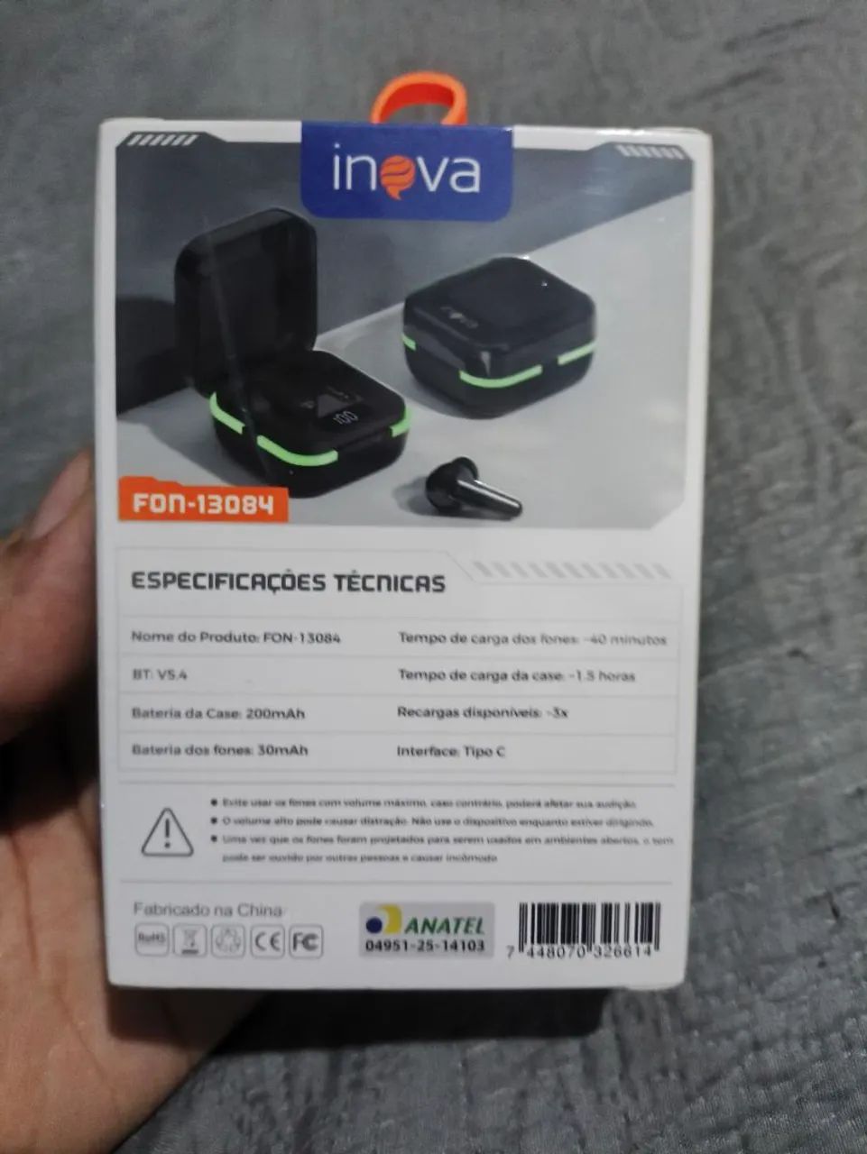 Fones bluetooth Inova/OEX