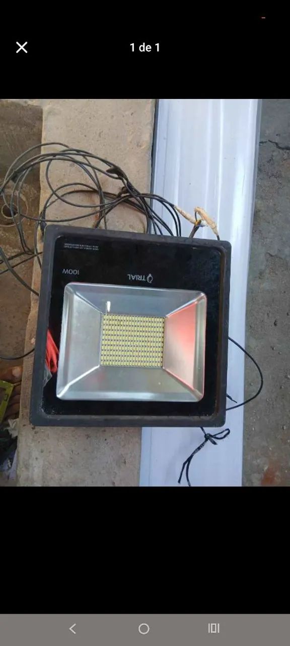 Refletor 100 w grande 