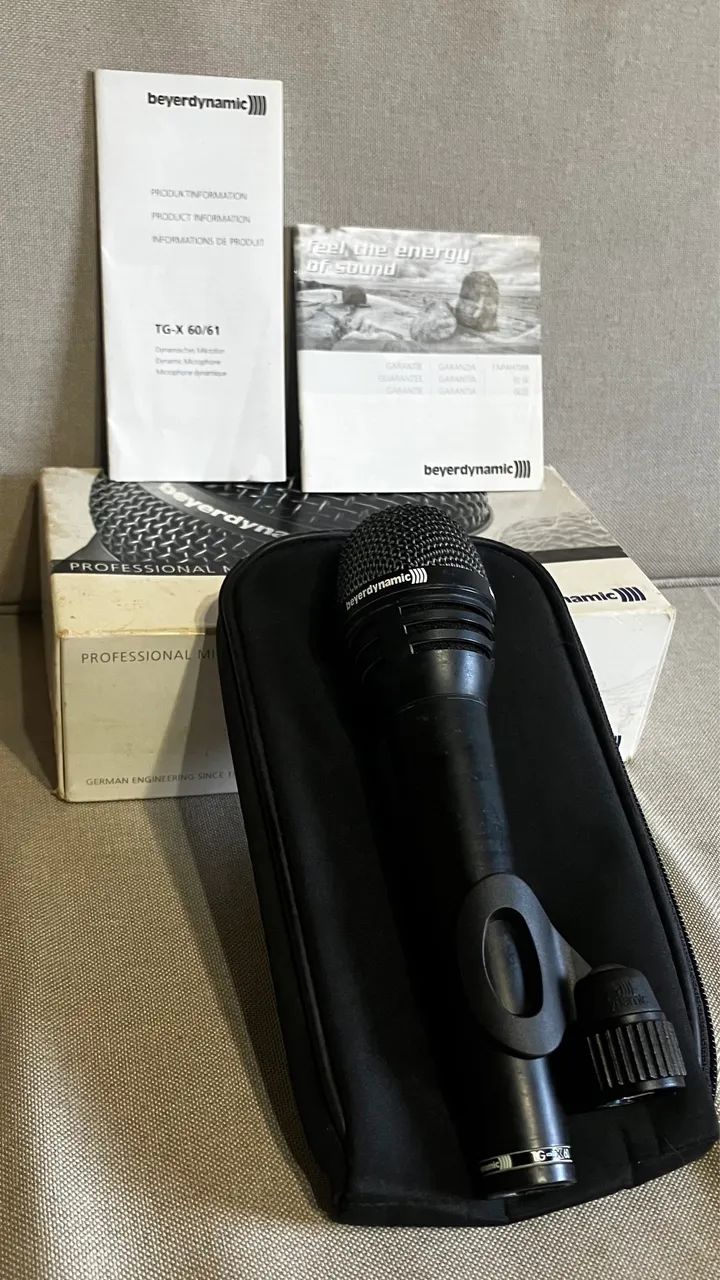 Microfone Beyerdynamic TG X-60 (Germany) - Microfones e Gravadores