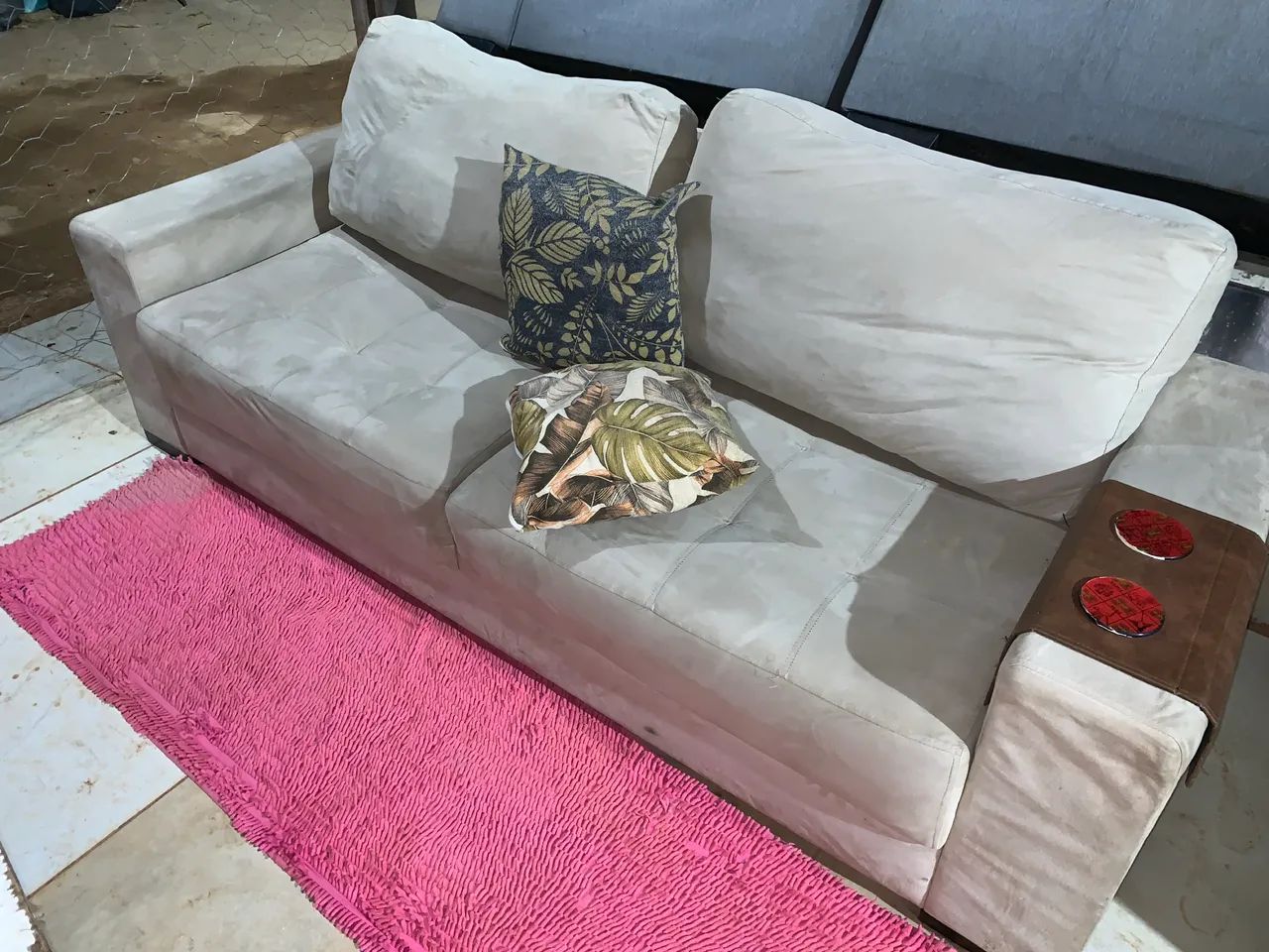Sofá aveludado top  - Foto 2