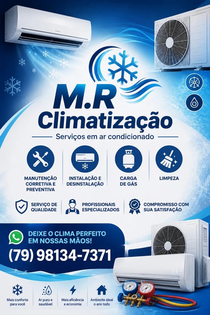 M.R CLIMATIZAÇÃO - Serviços de Refrigeração 