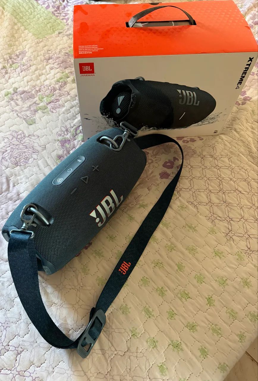 Jbl Xtreme 4 Azul Bluetooth À Prova D'água - Foto 4