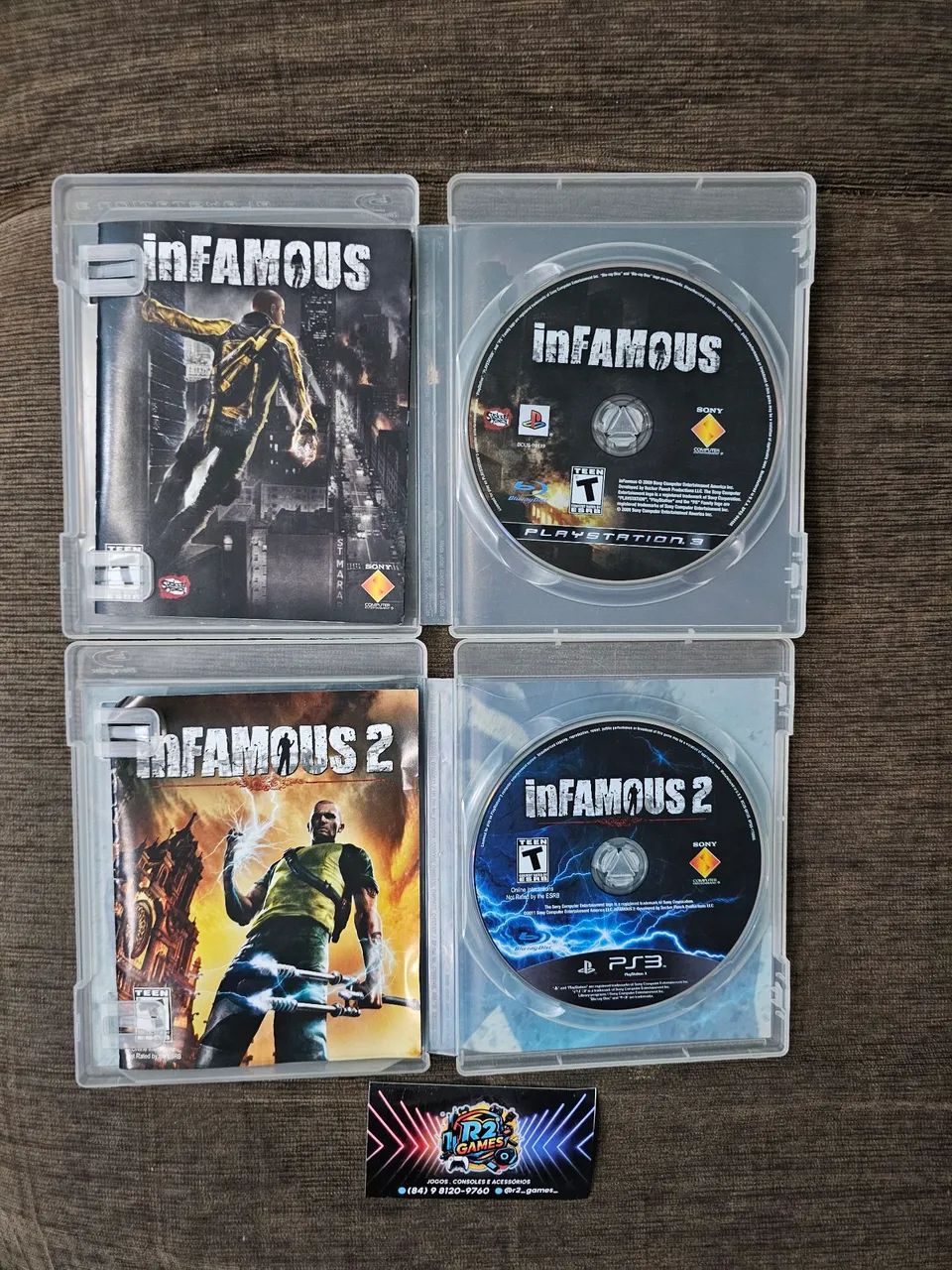 INFAMOUS (PS3) E INFAMOUS 2 (PS3) JOGO - Foto 3