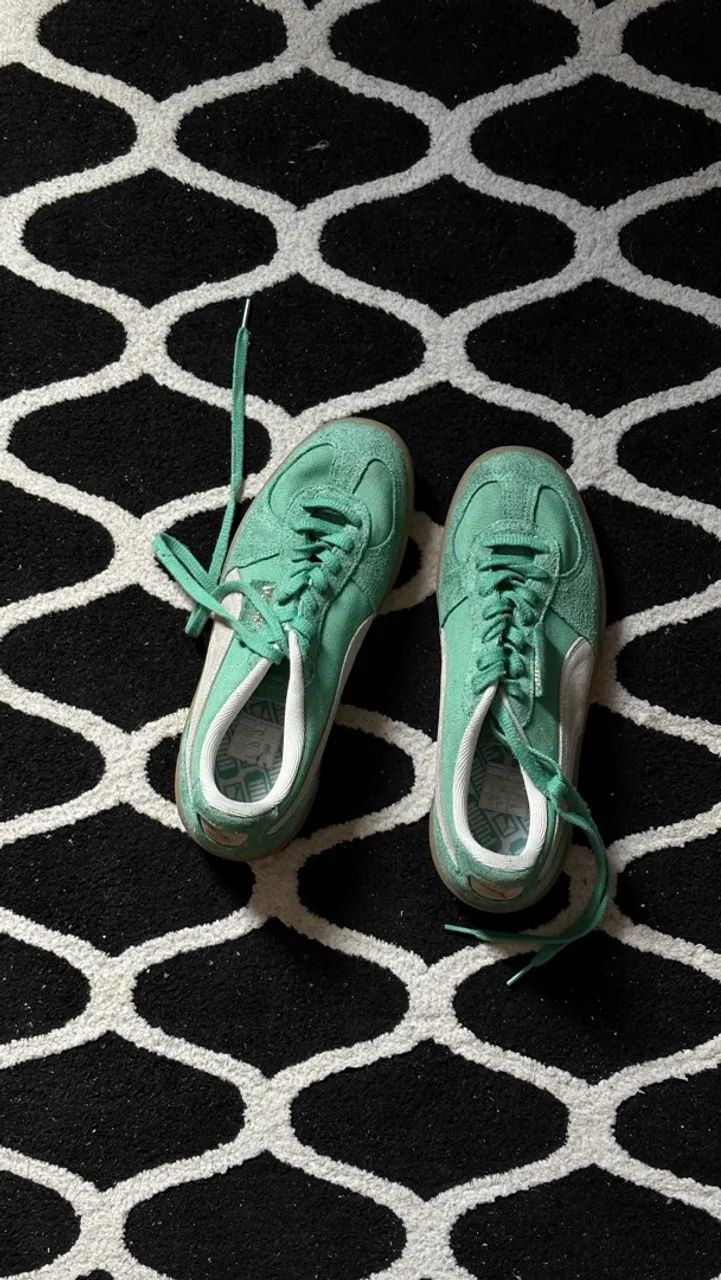 Tênis Puma Palermo Vintage - Verde - tam 41 - Foto 2