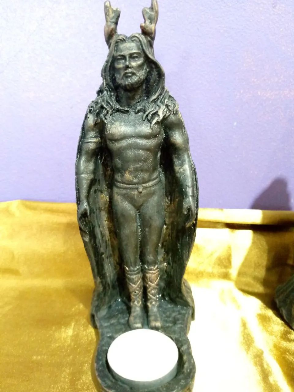Estatuetas Casal divino Deusa e Deus Wicca  - Foto 2