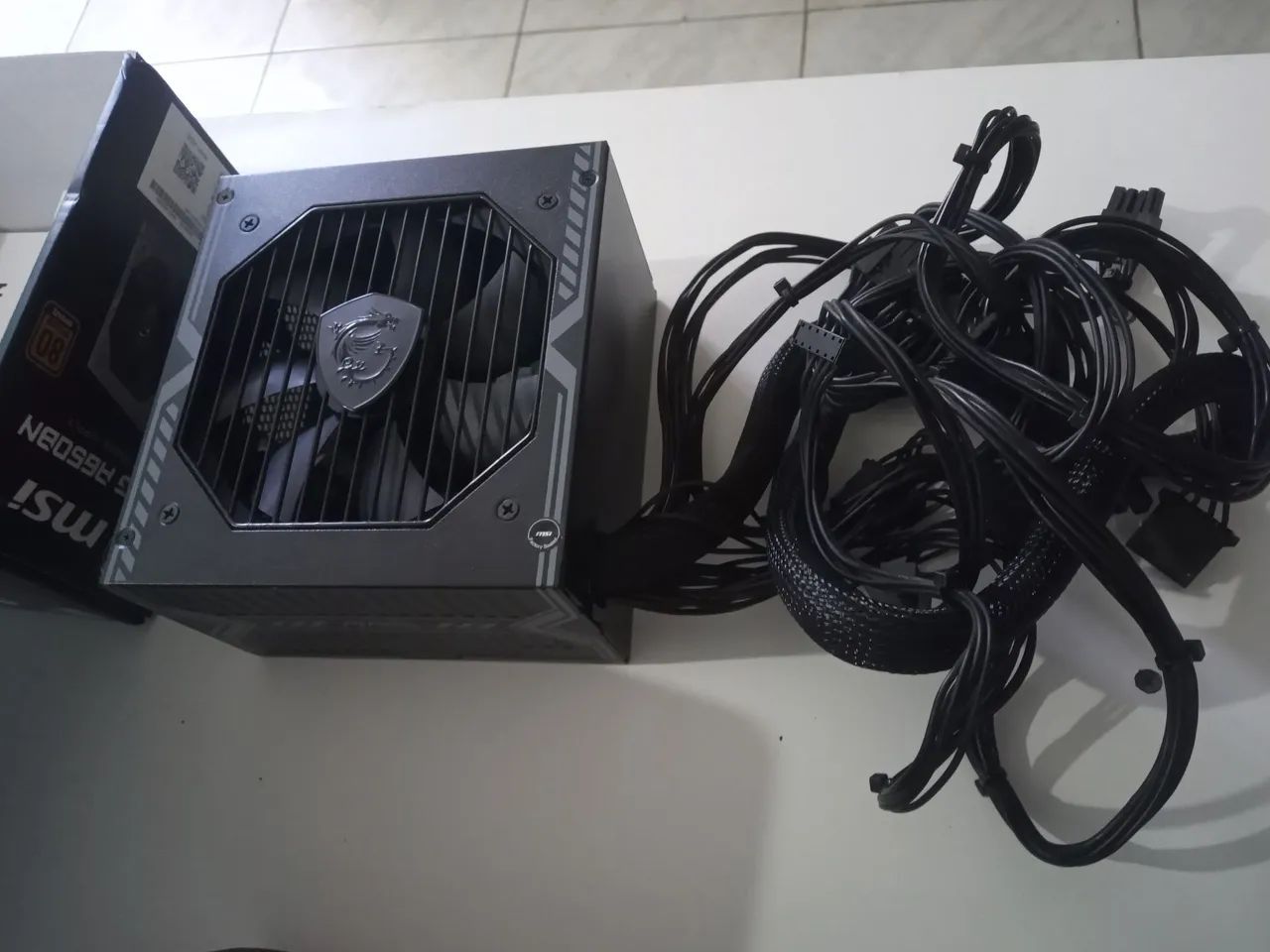 Fonte 650w Msi Mag 80plus - Foto 5